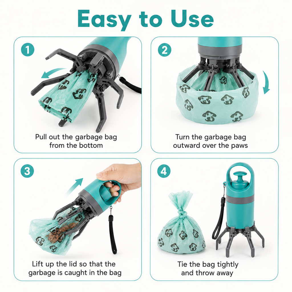 ScoopEase Pet Waste Picker