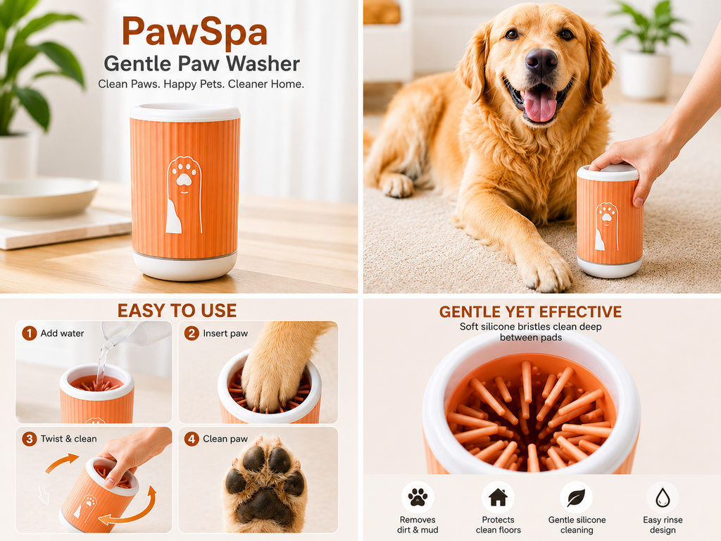 PawSpa Gentle Paw Washer