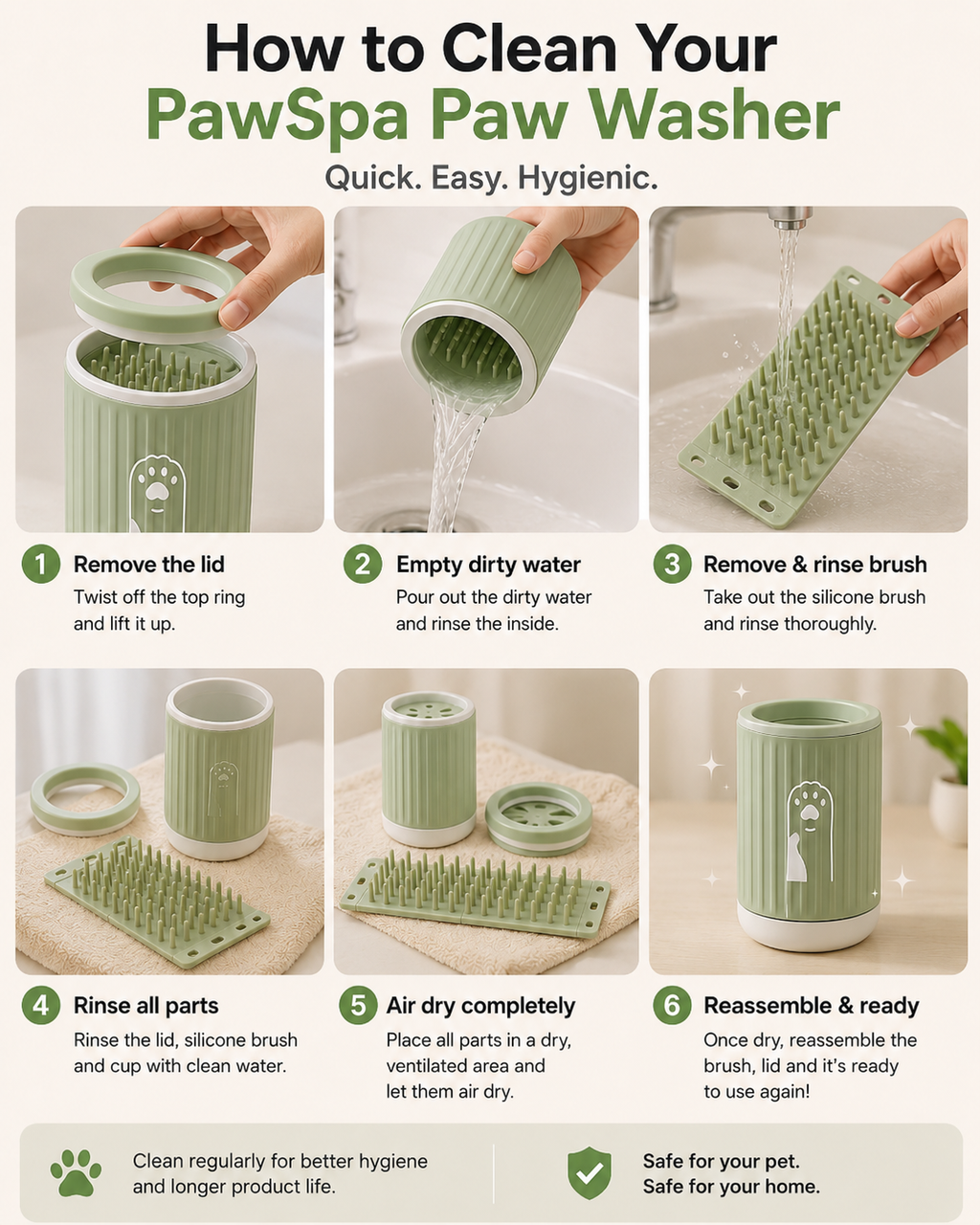 PawSpa Gentle Paw Washer
