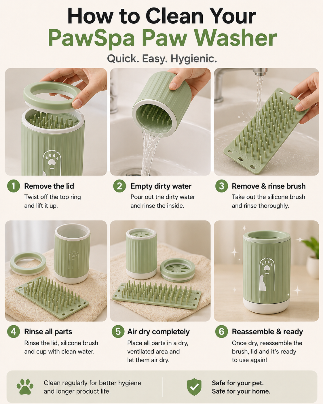PawSpa Gentle Paw Washer